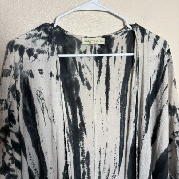 Staring At Stars Kimono Women's Small Tie Dye Open Cardigan Boho Causal - Picture 3 of 8